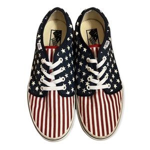 American Flag Custom Vans